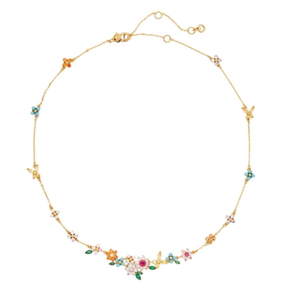 SALE! NWT Kate Spade Floral Gems Necklace